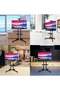 Economical Series TV Cart/Mobile TV Stand with Rolling Casters and Shelf, Max VESA 600x400 Compatible TV Mount Bracket Fits Displays 37 to 70 Inch, Weight 50kg.TV Floor Stand - 2