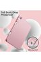 Pink Trifold Smart Cover for iPad Air 13 Inch (M2) 2024 – Auto Wake/Sleep, Pencil Holder, and TPU Back - 3