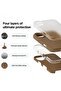 Liquid Silicone iPhone 16 Plus Case Cover - Full Body Protection, Shockproof, Slim, Anti-Scratch, Soft Microfiber Lining (Brown) - 3