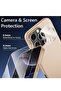 iPhone 16 Pro Max Ultra-Thin Matte Gold Case – Soft Touch Cover with Camera Lens and Screen Protectors - 3
