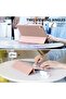 Slim Rose Pink Trifold Case for iPad Air 13" (M2, 2024) & iPad Pro 12.9" (6th/5th/4th Gen) – Includes Pencil Holder & Soft TPU Back - 6
