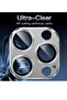 Camera Lens Protector for iPhone 15 Pro/Pro Max, Full Coverage 9H Tempered Glass Ring Cover (White) - 4