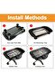 Smokeless Indoor/Outdoor Electric Grill Portable Tabletop Kitchen BBQ Adjustable Temperature Control - 3