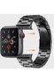 Compatible Metal Apple Watch Band 49mm/45mm/44mm/42m Upgraded Stainless Steel iWatch Band/Strap with Case - 3