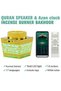 Electric Incense Burner with Azan Prayer Clock, Quran Speaker, LED Lamp & Portable Bakhoor Stove - 5