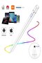 High Tech Smart Stylus Pen For iPad/ Tab/ Mediapad White - 2