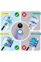 Wall-Mounted Smart Toothbrush Holder & UV Cleaner with Digital Screen – Automatic Rotating Cover - 4