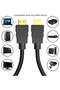 15M HDMI Cable HIGH SPEED Long Lead with Ethernet ARC 3D | Designed in the UK | Full HD 1080P Compatible with PS4 Xbox One Sky HD TV Laptop PC Monitor CCTV - 4
