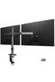 Screen Stand for Desk, Dual Monitor Arm Desk Mount, Desk Mounted Monitor Arm for 13-27 inch TV LED LCD