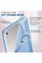 Sky Blue Trifold Stand Case for iPad Air (13-inch, M2 2024) & iPad Pro 12.9-inch (4th/5th/6th Gen) with Pencil Holder - 2