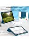 2024 iPad Pro 11" Case (M4, 6th Gen) - Smart Case with Pencil Holder, Touch ID Support, Auto Wake/Sleep Function (Teal) - 4