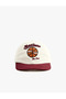 Boy's Cotton Basketball Themed Embroidered Cap Hat - 5