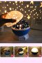 Moon Star Pattern 360 °   Rotating Projector Colorful Led Sleep Light Baby Kids Room Night Light Blue - 2