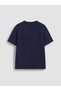 Navy Blue Fenerbahçe Printed Boys' Soft Touch T-Shirt - 3
