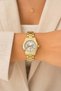 Rolly Women's Gold Steel Wristwatch with Silver White Dial Roman Numerals Classic Luxury Bracelet Band Watch 2026 - 5