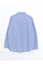 Striped Oversize Poplin Women's Shirt Tunic - 6