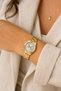 Rolly Women's Gold Steel Wristwatch with Silver White Dial Roman Numerals Classic Luxury Bracelet Band Watch 2026 - 6