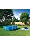 2.2m x 1.5m x 0.6m Rectangular Metal Frame Above Ground Swimming Pool – Durable Steel Construction for Backyard Family Fun - 6