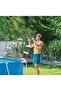 2.2m x 1.5m x 0.6m Rectangular Metal Frame Above Ground Swimming Pool – Durable Steel Construction for Backyard Family Fun - 3