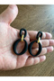 Acrylic Black Elegant Style Earrings - 3