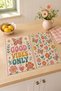 Good Vibes Only Floral Pastel Colored Kitchen Patterned Decorative Stylish 2-Piece Kitchen Towel Set 35X55 - 7