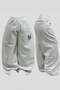 Gray Melange Ny Embroidered Baggy Sweatpants