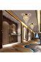 3 Lights Crystal Hanging Chandelier Chandeliers Ceiling Lamp Lighting for Bedroom Hallway - 4
