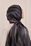 Stripe Patterned Soft Shawl Anthracite - 7