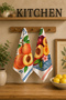 Peach Please Orchard Market Peach Fruit Pattern Retro Modern Stylish 2-Piece Kitchen Towel Set 35X55 - 4