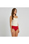 Women's Lace Bato Cotton Panties Red 12-Pack - 2