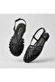 (Pine Cone) Casual Women's Sandals Black - 5