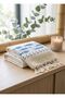 Peshtemal Beach Towel 100% Cotton Muslin Patterned with Tassels Lightweight and Quick-Drying Beach Towel - 3