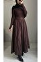 Women's Skirt Long Lined Crinkled Skirt - 4