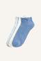 Women's 3-Piece Cotton Booties Blue Socks H3024Axns