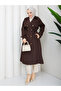 Double Button Windbreaker Hijab Trench Coat Rc3143 - 6