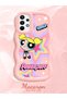 Samsung Galaxy A73 Compatible Case Camera Protector Pink Silicone Couple Phone Case Powerpuff Pattern - 2