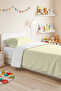 Yellow Minimal Young Room Single Pique Set - Quilted Cream Modern 160X220 cm Bedspread - 5