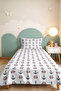 Marine Sailor Anchor Patterned Teen Room Single Pike Set-Nautical Rudder 160X220Cm Bedspread - 4