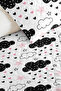 Bulut Yıldız Black Young Room Single Pique Set-Pastel Pink 160X220 cm Quilted Bedspread - 3