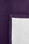 Purple Quilted Single Pique Set - Plain Modern Plum 160X220 cm Seasonal Bedspread - 7