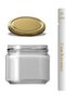 Şişecam Glass Jar 300 Cc Gold Lid Magnolia-honey 10 Pieces Tp00383 - 5