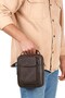 Men's Mechanism Wallet and Leather Cover Shoulder Handbag - 3