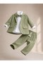 Boy's Washington Jacketed Bow Tie Suit 100% Cotton - 7