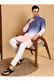 Mens Ombre Thread Work Cotton Kurta Set - 6