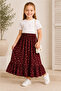 Girl's Long Skirt Summer Patterned Elastic Waist Comfortable Loose Skirt - 7