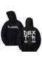 Dexter Printed Cotton Long Sleeve 3 Thread Hooded Sweatshirt