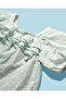 Girls Sage Green Schiffli Blouse - 2