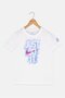 Kids Boy Graphic Print Short Sleeve Outdoor T-Shirt, White - 2