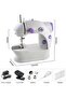 Portable Electric Mini Sewing Machine – Double Thread Household Sewing Machine with Adjustab - 2