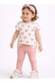 Girls Ladybug Print T-Shirt and Leggings Set